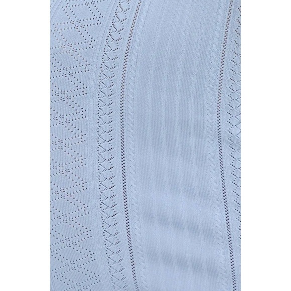 Guess Bodycon Sweater Dress Women's Medium Adaline Sleeveless Fitted Knit Blue - Picture 8 of 10